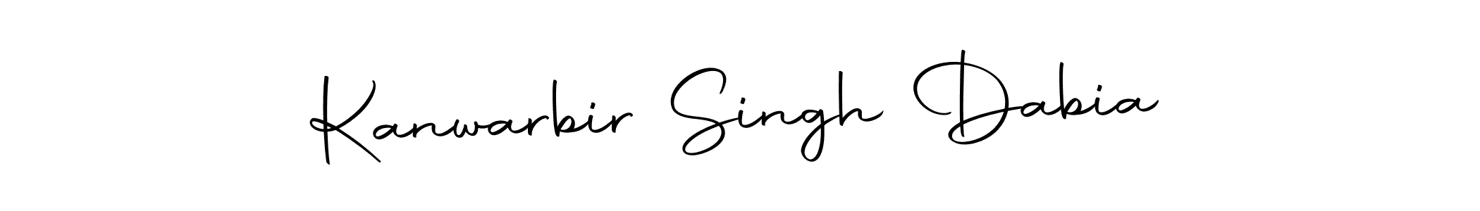 Create a beautiful signature design for name Kanwarbir Singh Dabia. With this signature (Autography-DOLnW) fonts, you can make a handwritten signature for free. Kanwarbir Singh Dabia signature style 10 images and pictures png