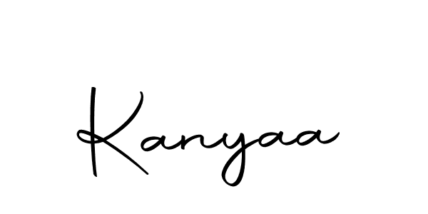 Design your own signature with our free online signature maker. With this signature software, you can create a handwritten (Autography-DOLnW) signature for name Kanyaa. Kanyaa signature style 10 images and pictures png