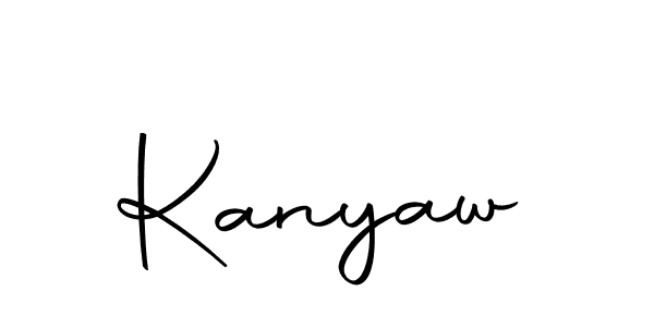 Kanyaw stylish signature style. Best Handwritten Sign (Autography-DOLnW) for my name. Handwritten Signature Collection Ideas for my name Kanyaw. Kanyaw signature style 10 images and pictures png