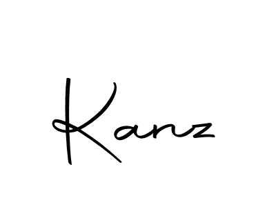 How to make Kanz signature? Autography-DOLnW is a professional autograph style. Create handwritten signature for Kanz name. Kanz signature style 10 images and pictures png
