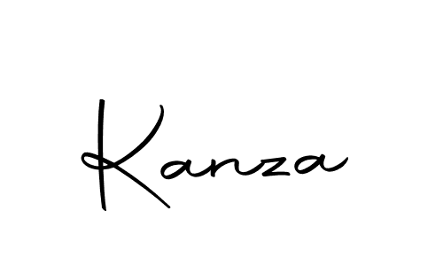 Use a signature maker to create a handwritten signature online. With this signature software, you can design (Autography-DOLnW) your own signature for name Kanza. Kanza signature style 10 images and pictures png