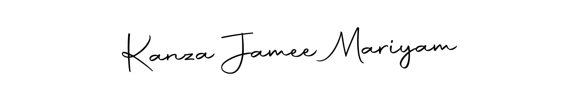 This is the best signature style for the Kanza Jamee Mariyam name. Also you like these signature font (Autography-DOLnW). Mix name signature. Kanza Jamee Mariyam signature style 10 images and pictures png