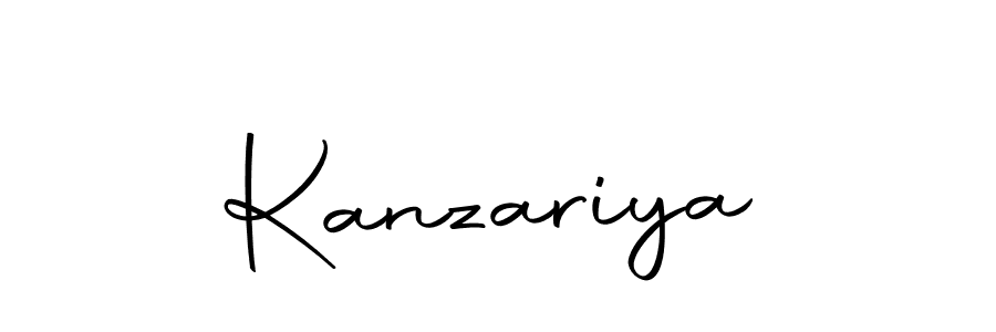 Design your own signature with our free online signature maker. With this signature software, you can create a handwritten (Autography-DOLnW) signature for name Kanzariya. Kanzariya signature style 10 images and pictures png