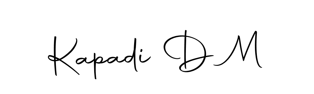 Kapadi D M stylish signature style. Best Handwritten Sign (Autography-DOLnW) for my name. Handwritten Signature Collection Ideas for my name Kapadi D M. Kapadi D M signature style 10 images and pictures png