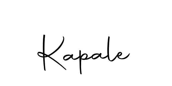 Design your own signature with our free online signature maker. With this signature software, you can create a handwritten (Autography-DOLnW) signature for name Kapale. Kapale signature style 10 images and pictures png