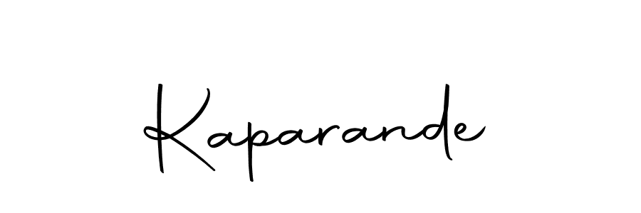 Here are the top 10 professional signature styles for the name Kaparande. These are the best autograph styles you can use for your name. Kaparande signature style 10 images and pictures png