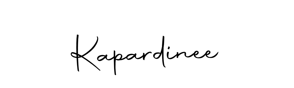 You should practise on your own different ways (Autography-DOLnW) to write your name (Kapardinee) in signature. don't let someone else do it for you. Kapardinee signature style 10 images and pictures png