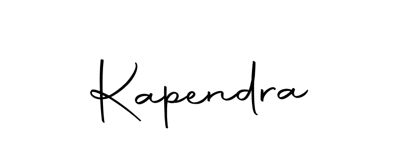 Design your own signature with our free online signature maker. With this signature software, you can create a handwritten (Autography-DOLnW) signature for name Kapendra. Kapendra signature style 10 images and pictures png