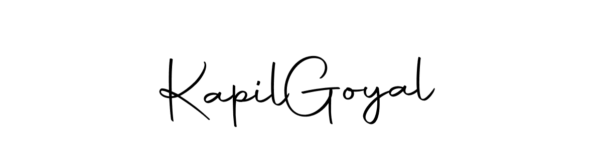 Make a beautiful signature design for name Kapil  Goyal. With this signature (Autography-DOLnW) style, you can create a handwritten signature for free. Kapil  Goyal signature style 10 images and pictures png