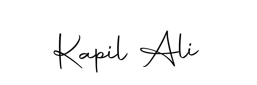 How to make Kapil Ali name signature. Use Autography-DOLnW style for creating short signs online. This is the latest handwritten sign. Kapil Ali signature style 10 images and pictures png