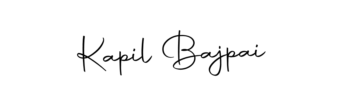 Make a beautiful signature design for name Kapil Bajpai. Use this online signature maker to create a handwritten signature for free. Kapil Bajpai signature style 10 images and pictures png