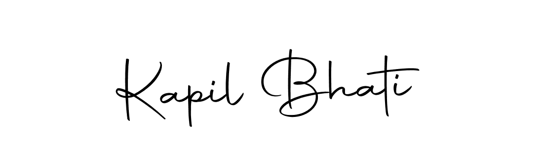 Use a signature maker to create a handwritten signature online. With this signature software, you can design (Autography-DOLnW) your own signature for name Kapil Bhati. Kapil Bhati signature style 10 images and pictures png