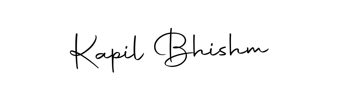 Similarly Autography-DOLnW is the best handwritten signature design. Signature creator online .You can use it as an online autograph creator for name Kapil Bhishm. Kapil Bhishm signature style 10 images and pictures png