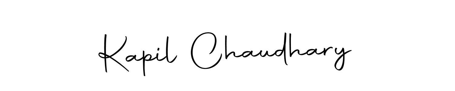 Make a beautiful signature design for name Kapil Chaudhary. With this signature (Autography-DOLnW) style, you can create a handwritten signature for free. Kapil Chaudhary signature style 10 images and pictures png