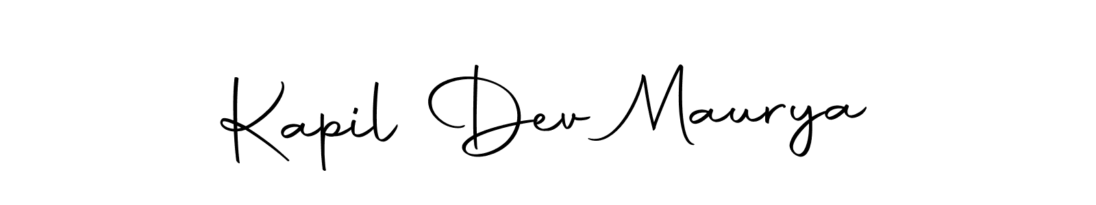 How to make Kapil Dev Maurya signature? Autography-DOLnW is a professional autograph style. Create handwritten signature for Kapil Dev Maurya name. Kapil Dev Maurya signature style 10 images and pictures png