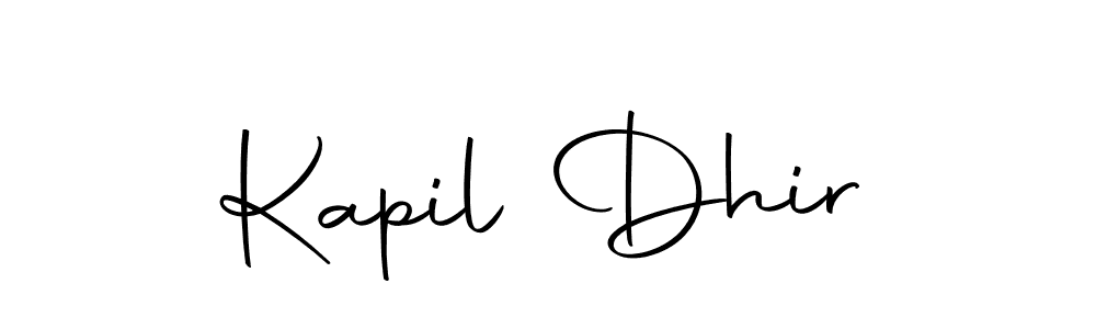 if you are searching for the best signature style for your name Kapil Dhir. so please give up your signature search. here we have designed multiple signature styles  using Autography-DOLnW. Kapil Dhir signature style 10 images and pictures png