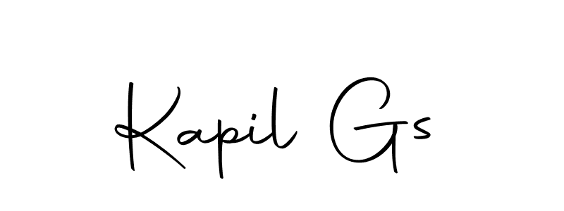 Use a signature maker to create a handwritten signature online. With this signature software, you can design (Autography-DOLnW) your own signature for name Kapil Gs. Kapil Gs signature style 10 images and pictures png