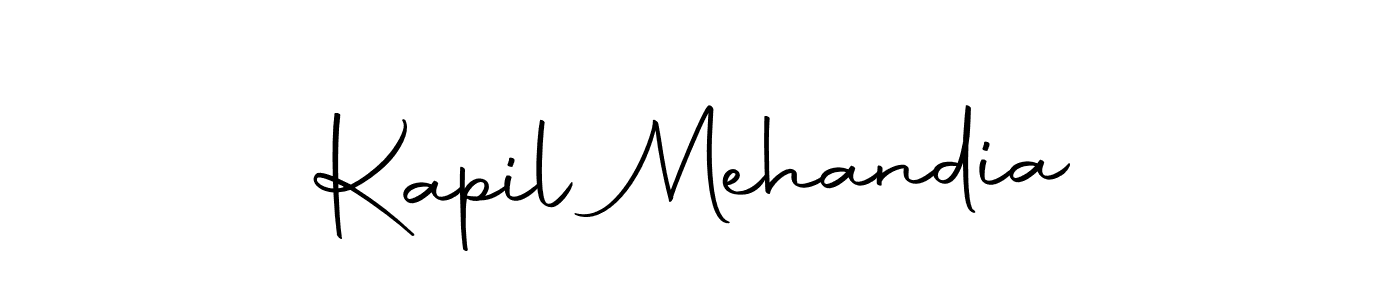 Create a beautiful signature design for name Kapil Mehandia. With this signature (Autography-DOLnW) fonts, you can make a handwritten signature for free. Kapil Mehandia signature style 10 images and pictures png