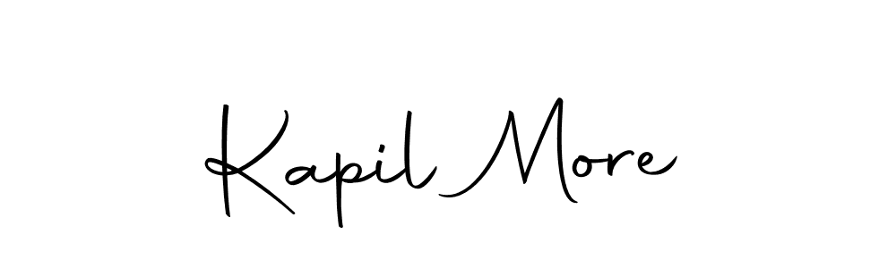 How to make Kapil More name signature. Use Autography-DOLnW style for creating short signs online. This is the latest handwritten sign. Kapil More signature style 10 images and pictures png