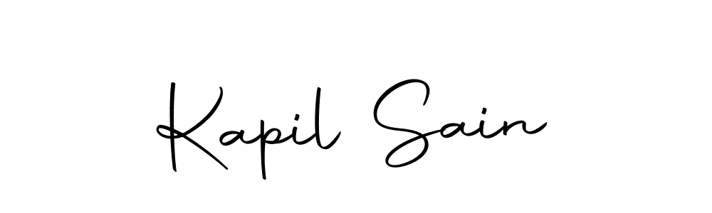 Make a beautiful signature design for name Kapil Sain. With this signature (Autography-DOLnW) style, you can create a handwritten signature for free. Kapil Sain signature style 10 images and pictures png