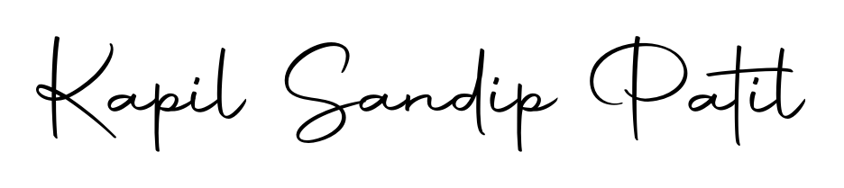 A stylish, flowing autograph style designed for name Kapil Sandip Patil using Autography-DOLnW typography. Perfect for digital creative projects. Kapil Sandip Patil signature style 10 images and pictures png