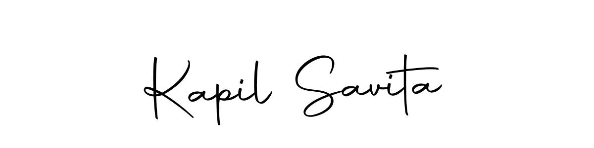 Make a beautiful signature design for name Kapil Savita. With this signature (Autography-DOLnW) style, you can create a handwritten signature for free. Kapil Savita signature style 10 images and pictures png