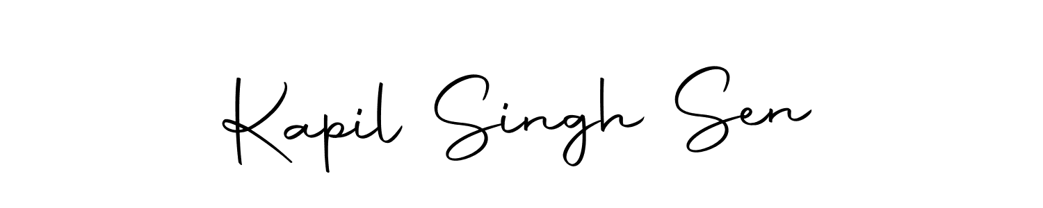 Create a beautiful signature design for name Kapil Singh Sen. With this signature (Autography-DOLnW) fonts, you can make a handwritten signature for free. Kapil Singh Sen signature style 10 images and pictures png