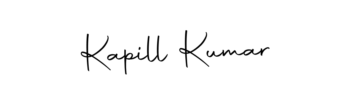 Create a beautiful signature design for name Kapill Kumar. With this signature (Autography-DOLnW) fonts, you can make a handwritten signature for free. Kapill Kumar signature style 10 images and pictures png