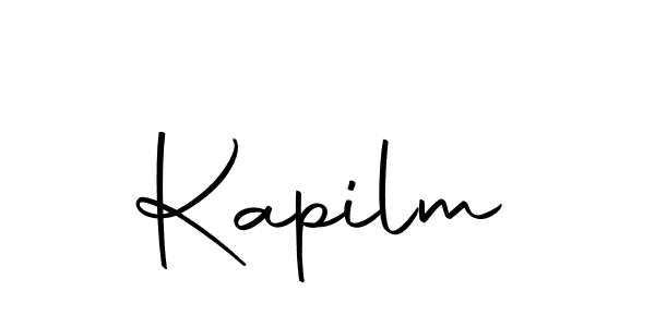 Make a beautiful signature design for name Kapilm. With this signature (Autography-DOLnW) style, you can create a handwritten signature for free. Kapilm signature style 10 images and pictures png