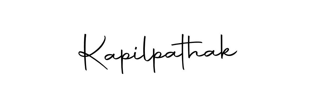 The best way (Autography-DOLnW) to make a short signature is to pick only two or three words in your name. The name Kapilpathak include a total of six letters. For converting this name. Kapilpathak signature style 10 images and pictures png