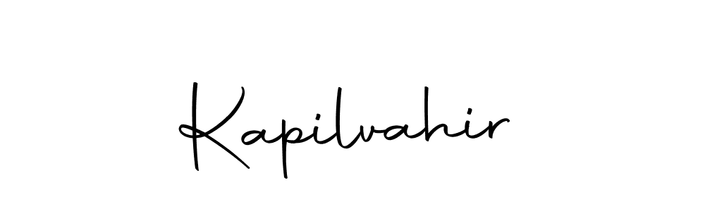 How to make Kapilvahir signature? Autography-DOLnW is a professional autograph style. Create handwritten signature for Kapilvahir name. Kapilvahir signature style 10 images and pictures png