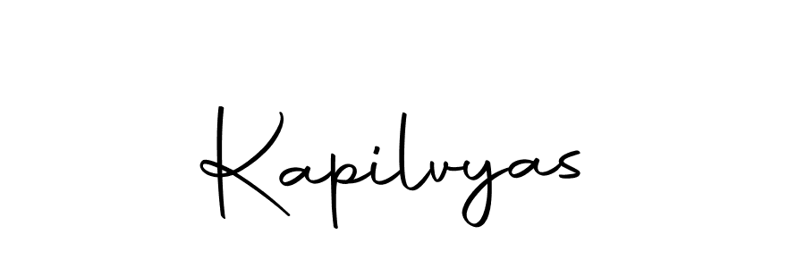 Design your own signature with our free online signature maker. With this signature software, you can create a handwritten (Autography-DOLnW) signature for name Kapilvyas. Kapilvyas signature style 10 images and pictures png