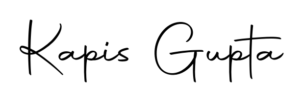 Discover how Kapis Gupta looks in an executive cursive font (Autography-DOLnW). Perfect for legal documents, invoices, and certificates. Kapis Gupta signature style 10 images and pictures png