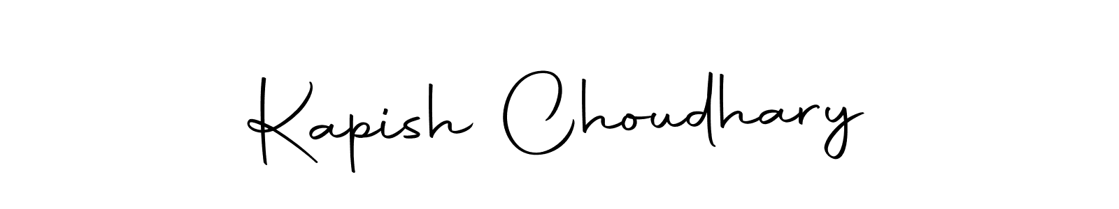 The best way (Autography-DOLnW) to make a short signature is to pick only two or three words in your name. The name Kapish Choudhary include a total of six letters. For converting this name. Kapish Choudhary signature style 10 images and pictures png