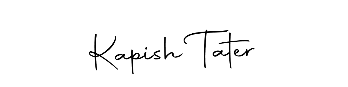 This is the best signature style for the Kapish Tater name. Also you like these signature font (Autography-DOLnW). Mix name signature. Kapish Tater signature style 10 images and pictures png