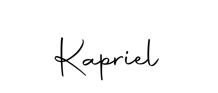 See photos of Kapriel official signature by Spectra . Check more albums & portfolios. Read reviews & check more about Autography-DOLnW font. Kapriel signature style 10 images and pictures png