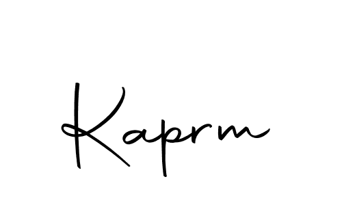 Here are the top 10 professional signature styles for the name Kaprm. These are the best autograph styles you can use for your name. Kaprm signature style 10 images and pictures png