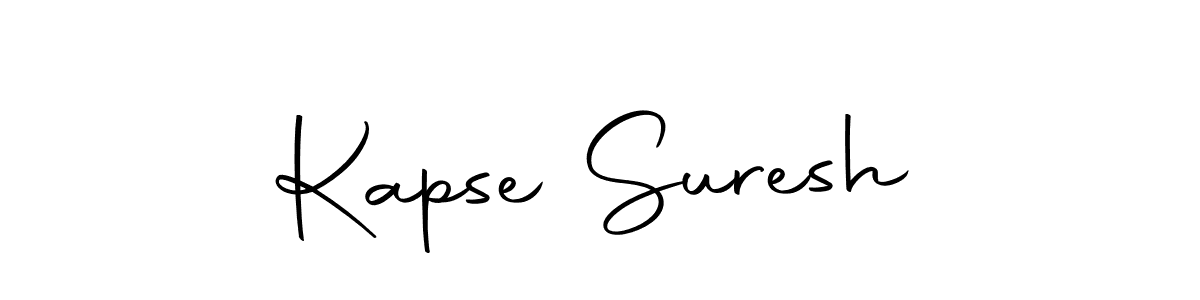 Make a beautiful signature design for name Kapse Suresh. Use this online signature maker to create a handwritten signature for free. Kapse Suresh signature style 10 images and pictures png