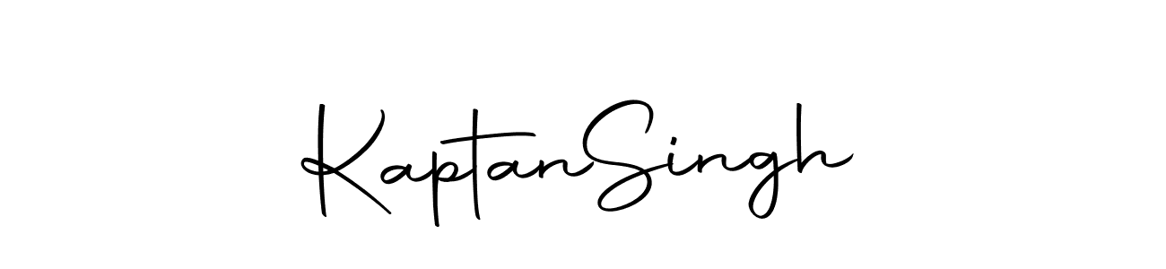 Use a signature maker to create a handwritten signature online. With this signature software, you can design (Autography-DOLnW) your own signature for name Kaptan  Singh. Kaptan  Singh signature style 10 images and pictures png