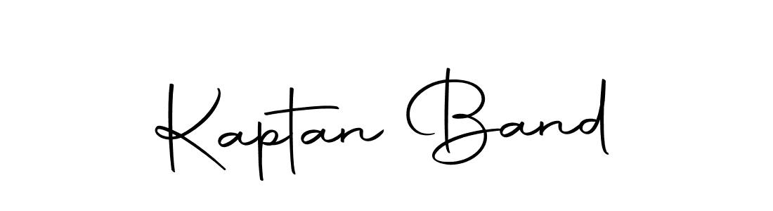 Kaptan Band stylish signature style. Best Handwritten Sign (Autography-DOLnW) for my name. Handwritten Signature Collection Ideas for my name Kaptan Band. Kaptan Band signature style 10 images and pictures png