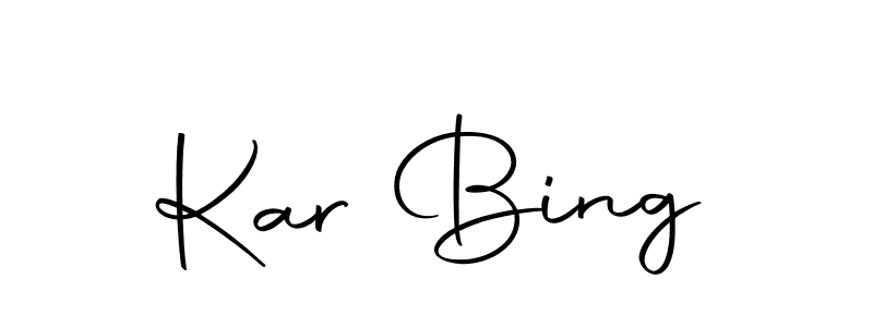 Similarly Autography-DOLnW is the best handwritten signature design. Signature creator online .You can use it as an online autograph creator for name Kar Bing. Kar Bing signature style 10 images and pictures png