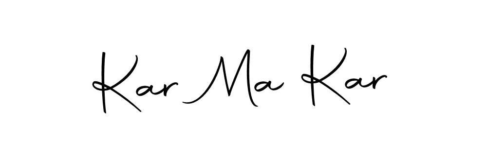 Make a beautiful signature design for name Kar Ma Kar. With this signature (Autography-DOLnW) style, you can create a handwritten signature for free. Kar Ma Kar signature style 10 images and pictures png