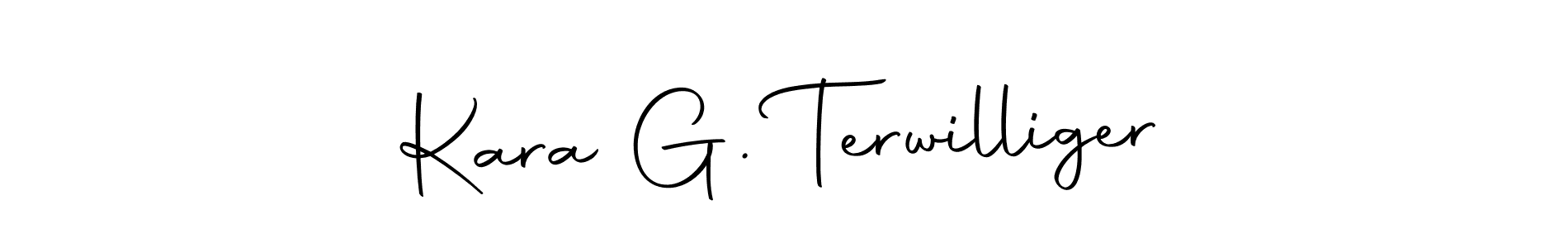 Here are the top 10 professional signature styles for the name Kara G. Terwilliger. These are the best autograph styles you can use for your name. Kara G. Terwilliger signature style 10 images and pictures png