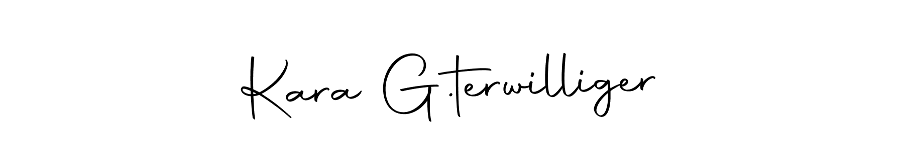 Use a signature maker to create a handwritten signature online. With this signature software, you can design (Autography-DOLnW) your own signature for name Kara G.terwilliger. Kara G.terwilliger signature style 10 images and pictures png