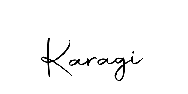 Make a beautiful signature design for name Karagi. With this signature (Autography-DOLnW) style, you can create a handwritten signature for free. Karagi signature style 10 images and pictures png