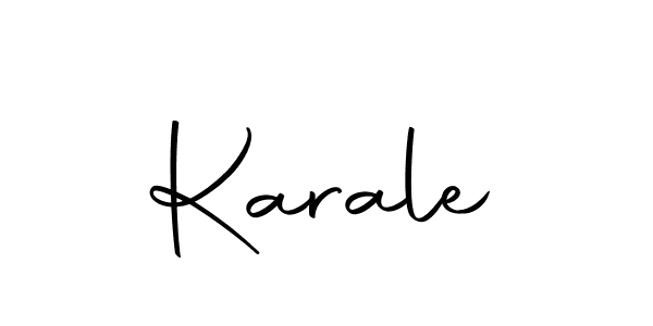 Create a beautiful signature design for name Karale. With this signature (Autography-DOLnW) fonts, you can make a handwritten signature for free. Karale signature style 10 images and pictures png