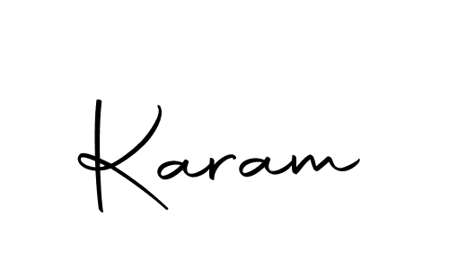 How to make Karam name signature. Use Autography-DOLnW style for creating short signs online. This is the latest handwritten sign. Karam signature style 10 images and pictures png