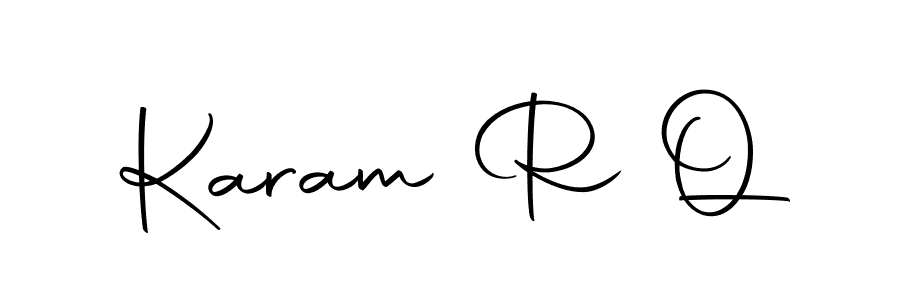 How to Draw Karam R Q signature style? Autography-DOLnW is a latest design signature styles for name Karam R Q. Karam R Q signature style 10 images and pictures png