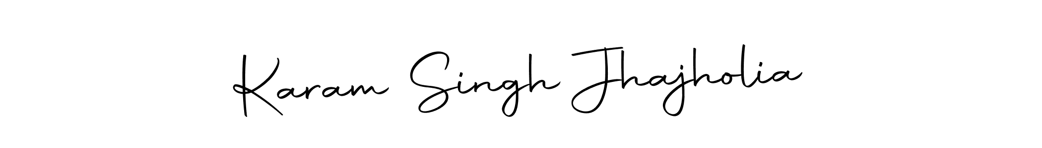 Karam Singh Jhajholia stylish signature style. Best Handwritten Sign (Autography-DOLnW) for my name. Handwritten Signature Collection Ideas for my name Karam Singh Jhajholia. Karam Singh Jhajholia signature style 10 images and pictures png
