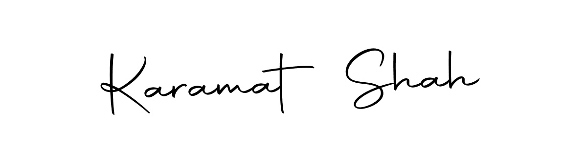 Make a beautiful signature design for name Karamat Shah. Use this online signature maker to create a handwritten signature for free. Karamat Shah signature style 10 images and pictures png